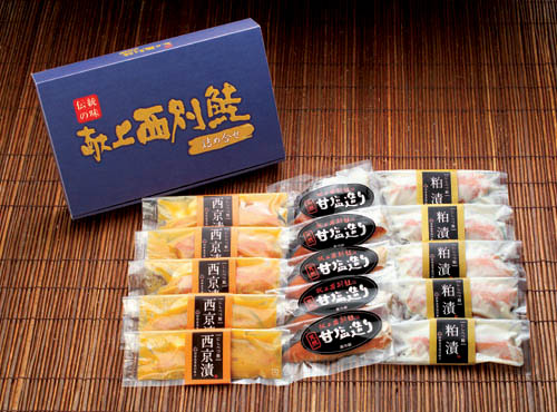 甘塩切り身5切・粕漬け5切・西京みそ漬け5切 のバラエティセット!