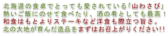 ご飯にのせてもよし!ステーキに合わせてもよし!