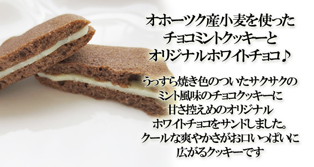 北見鈴木製菓　ペパーミントクッキーショコラ　24枚　