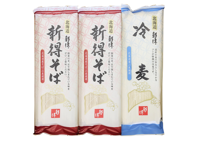 北海道 新得そば・新得冷麦セット