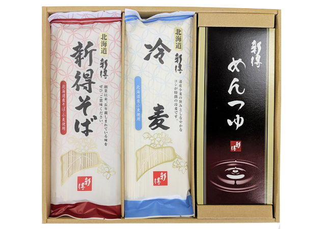 北海道 新得そば・新得冷麦・めんつゆセット