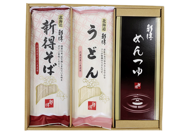 北海道 新得そば・新得冷麦・めんつゆセット
