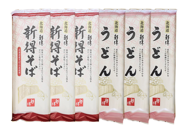 北海道 新得そば・新得うどんセット