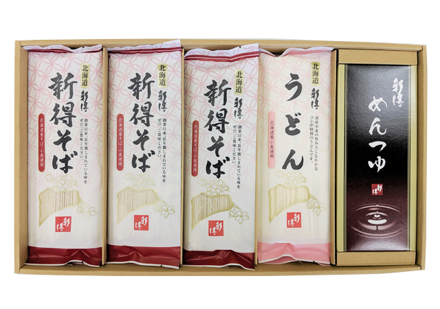 北海道 新得そば・新得うどん・めんつゆセット