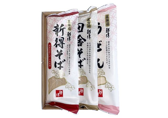 北海道　新得そば・新得うどんセット　