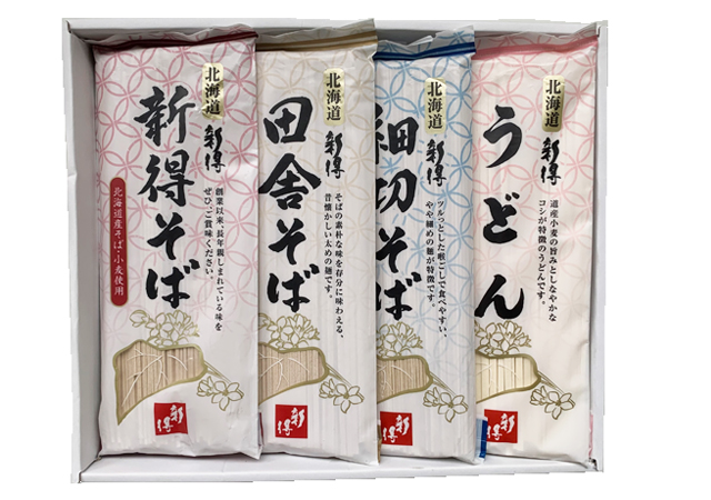 北海道　新得そば・新得うどんセット　