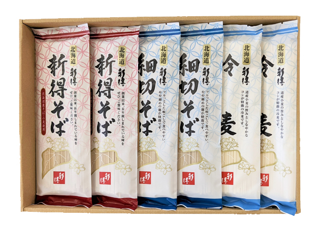 北海道　新得そば・新得冷麦セット　
