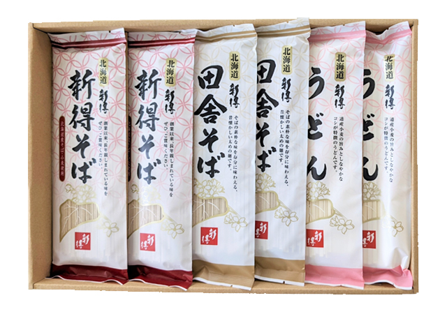 北海道　新得そば・新得うどんセット　