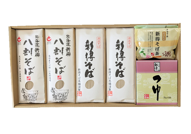 北海道　新得そば・めんつゆセット　
