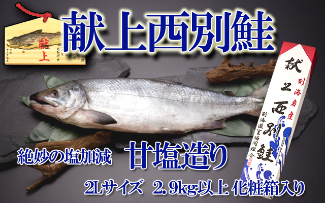 西別鮭 別海町 伝統製法の鮭 徳川家献上