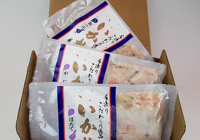 北海道　函館　いか枕（山海漬）詰合せ