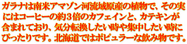 北海道限定 キリン ガラナ 爽やかなのどごし♪